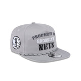 Brooklyn Nets Vintage Gray Rope Golfer Hat