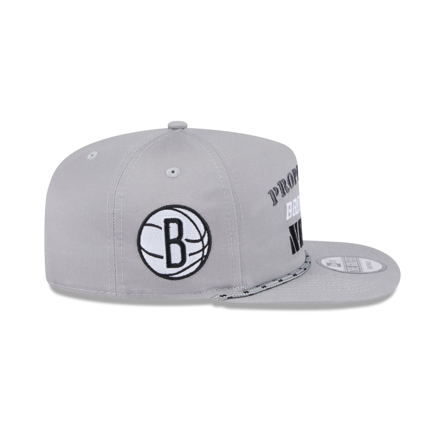Brooklyn Nets Vintage Gray Rope Golfer Hat