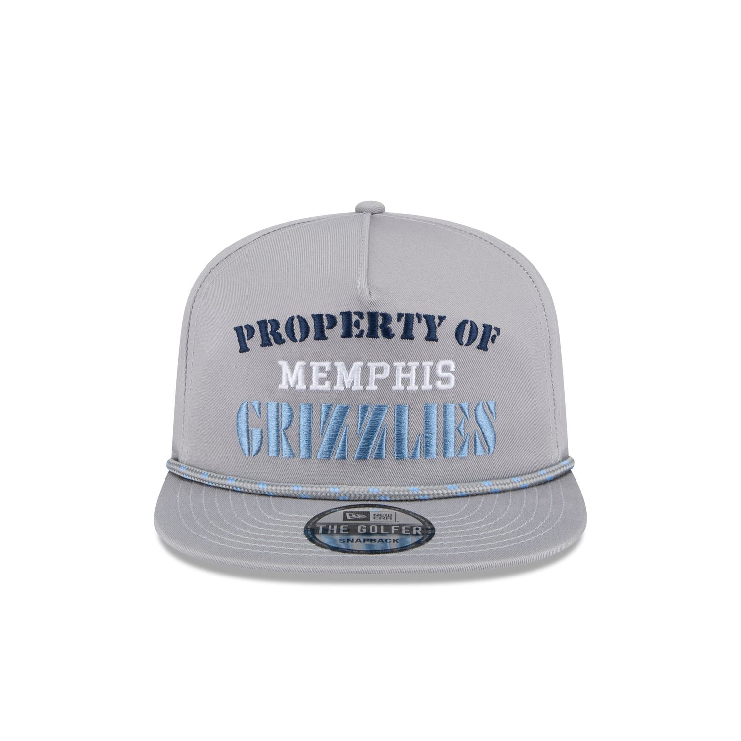 Memphis Grizzlies Vintage Gray Rope Golfer Hat