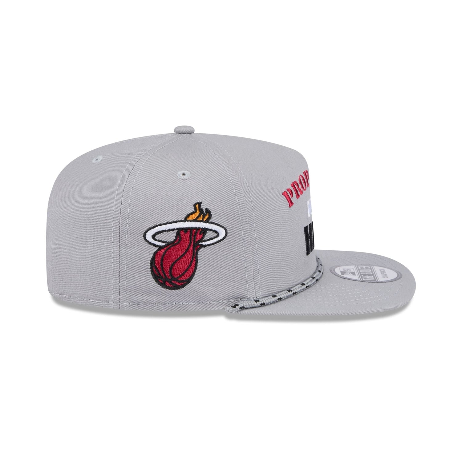 Miami Heat Vintage Gray Rope Golfer Hat