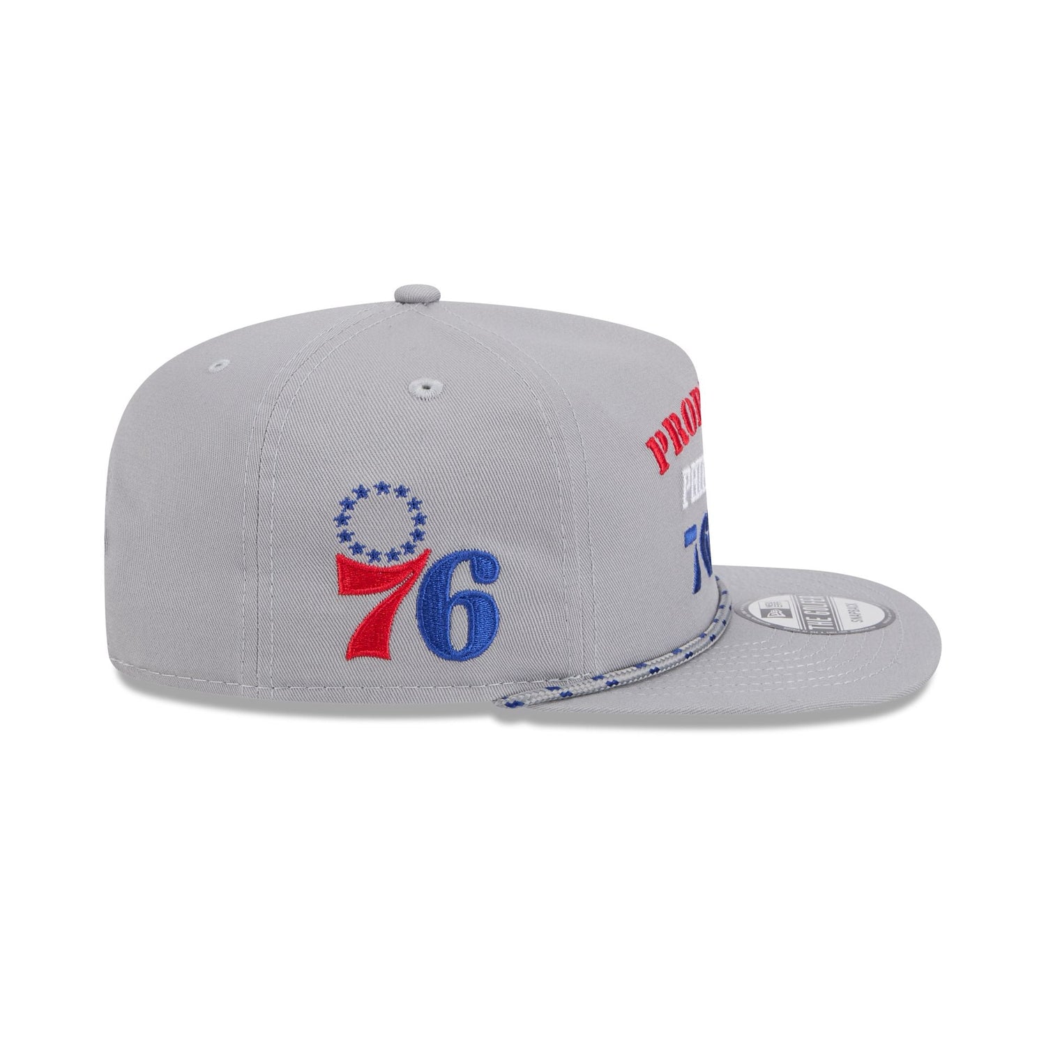 Philadelphia 76ers Vintage Gray Rope Golfer Hat