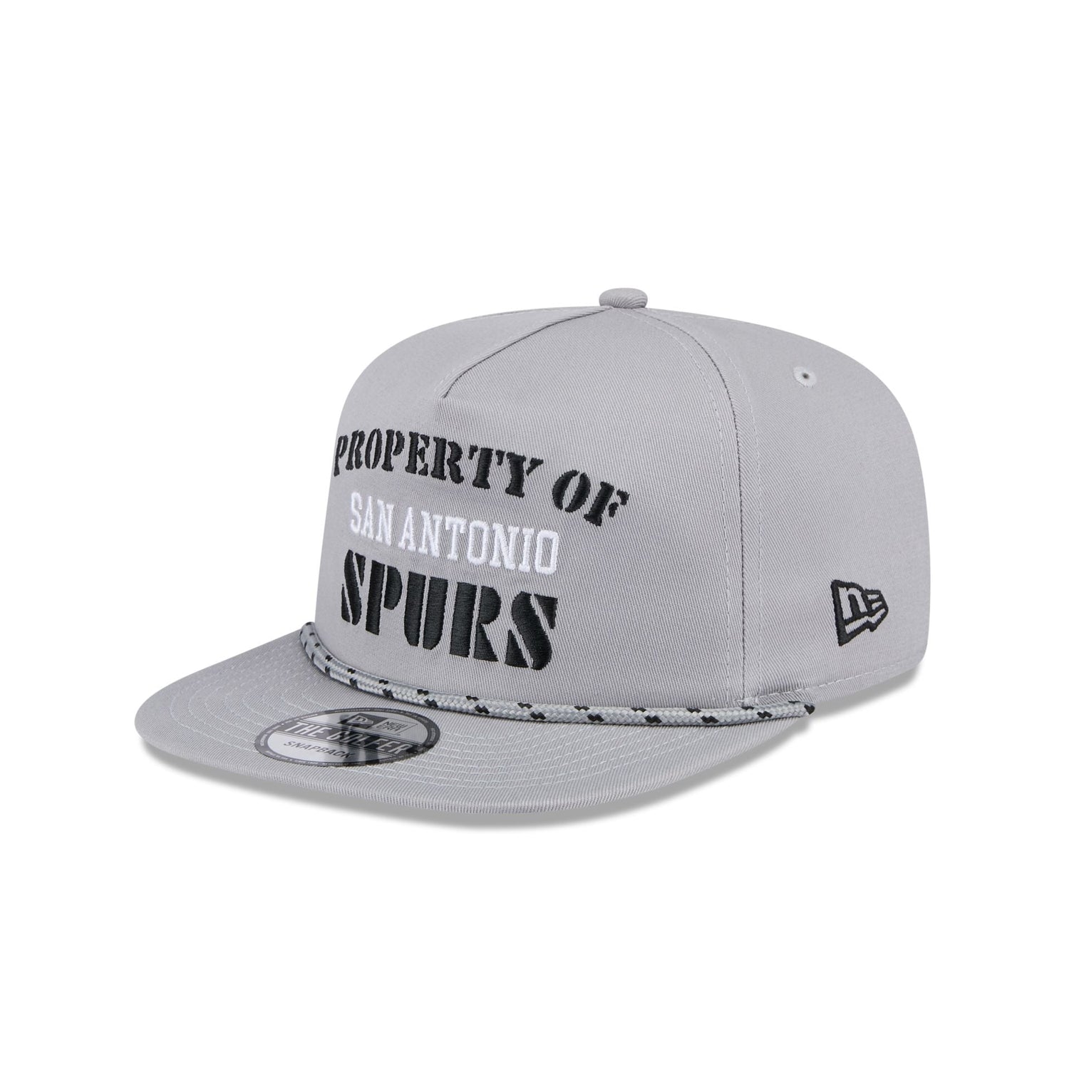 San Antonio Spurs Vintage Gray Rope Golfer Hat