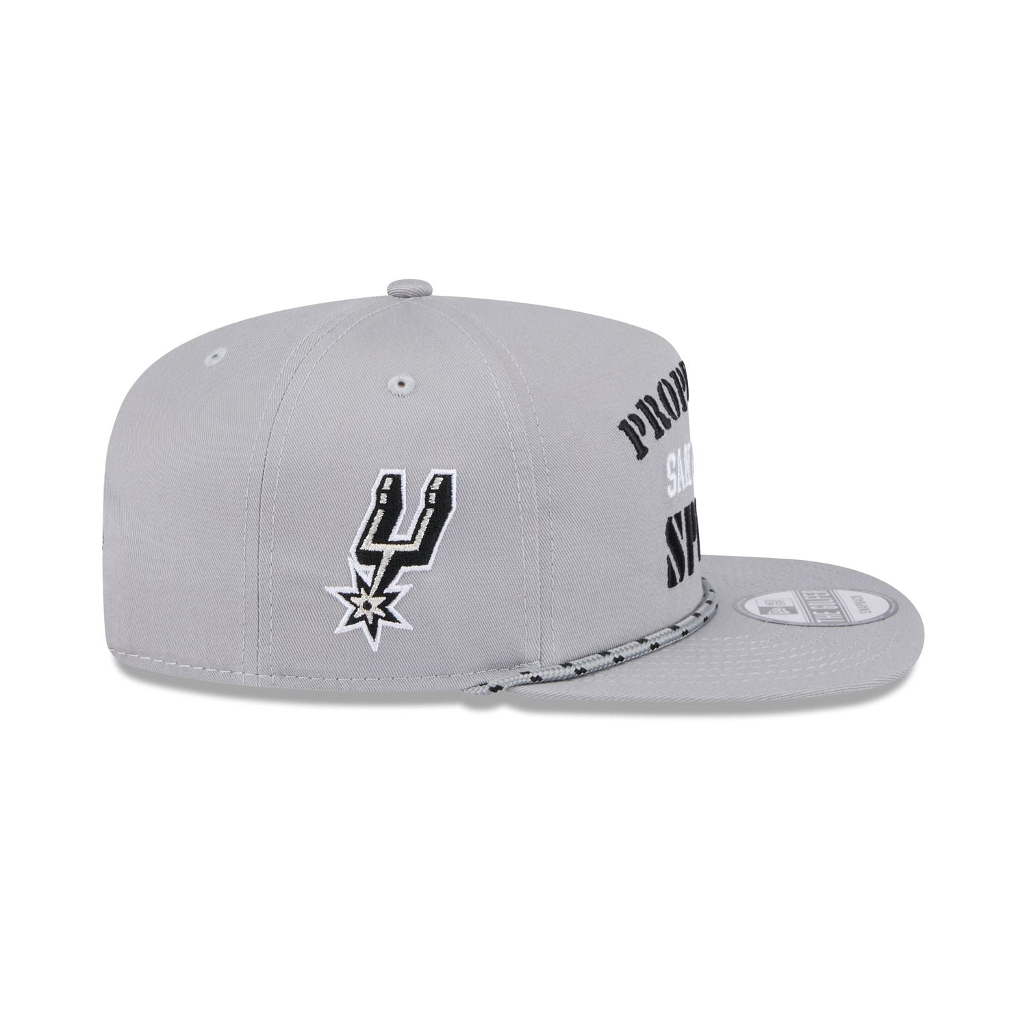 San Antonio Spurs Vintage Gray Rope Golfer Hat