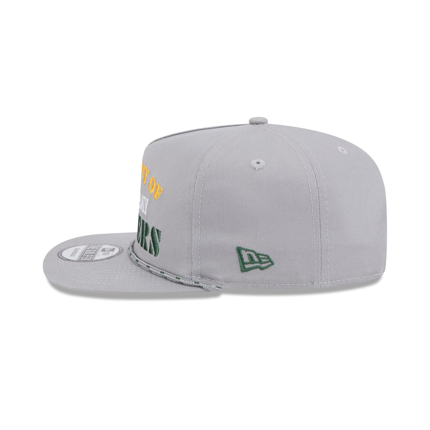 Green Bay Packers Vintage Gray Rope Golfer Hat