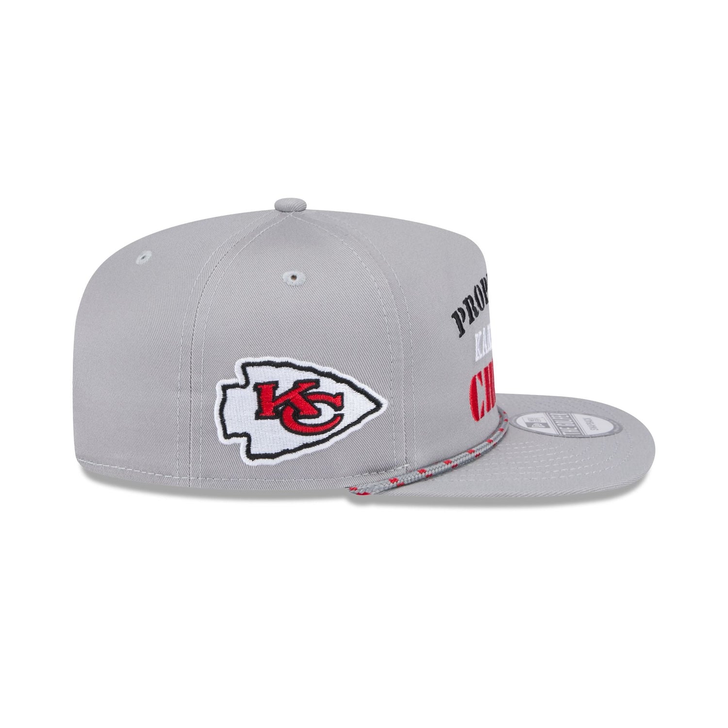 Kansas City Chiefs Vintage Gray Rope Golfer Hat
