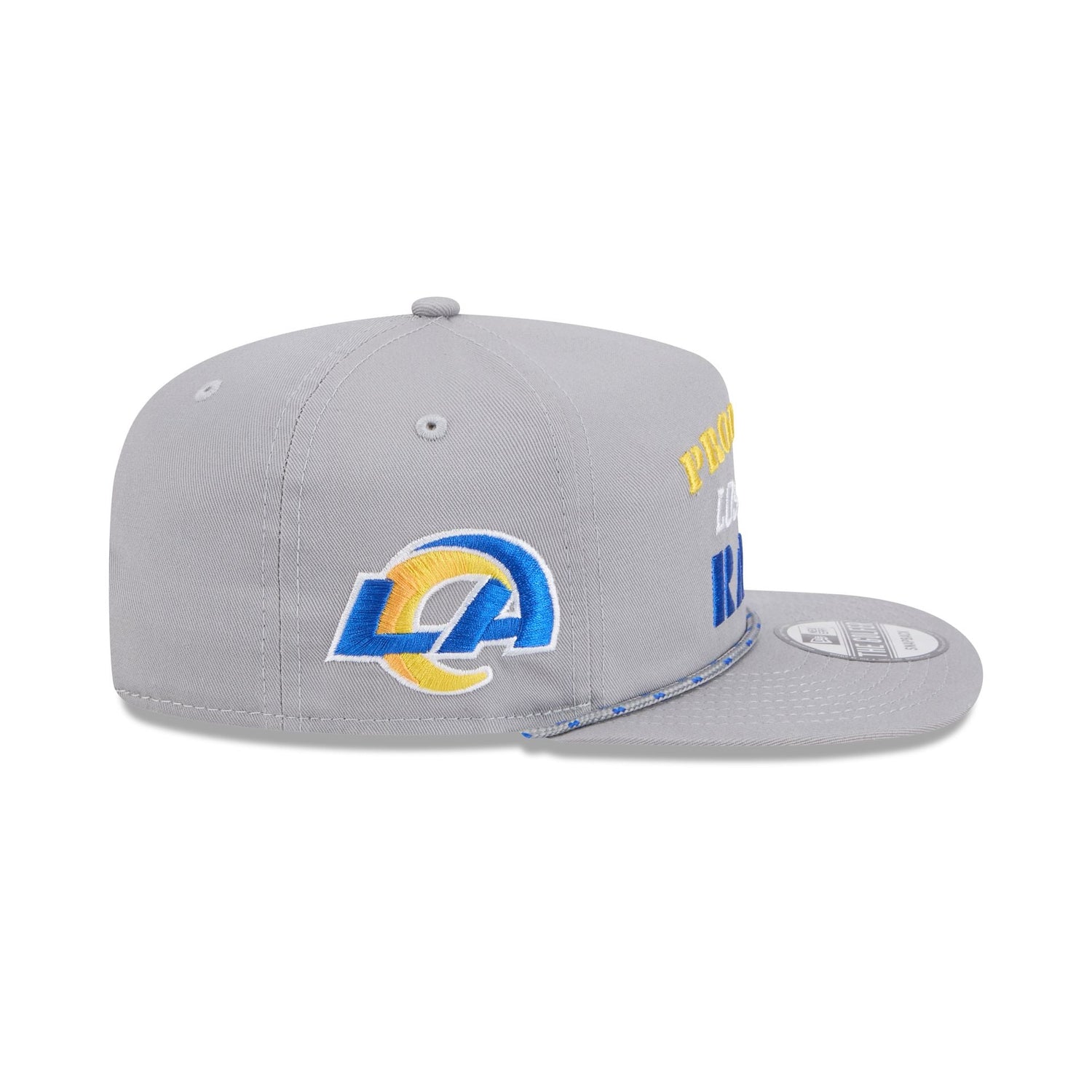 Los Angeles Rams Vintage Gray Rope Golfer Hat