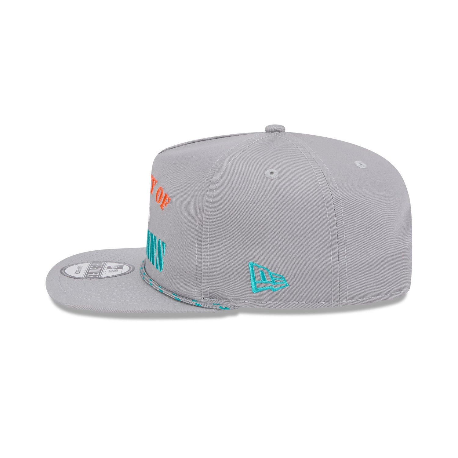 Miami Dolphins Vintage Gray Rope Golfer Hat