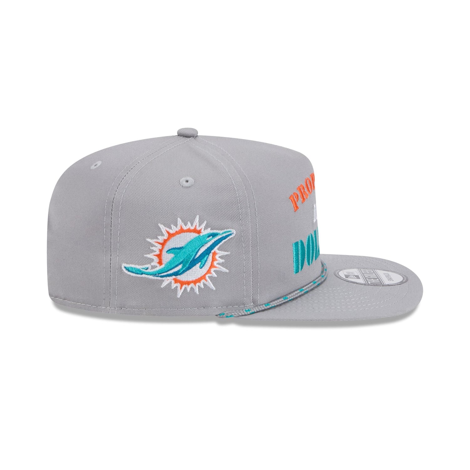 Miami Dolphins Vintage Gray Rope Golfer Hat