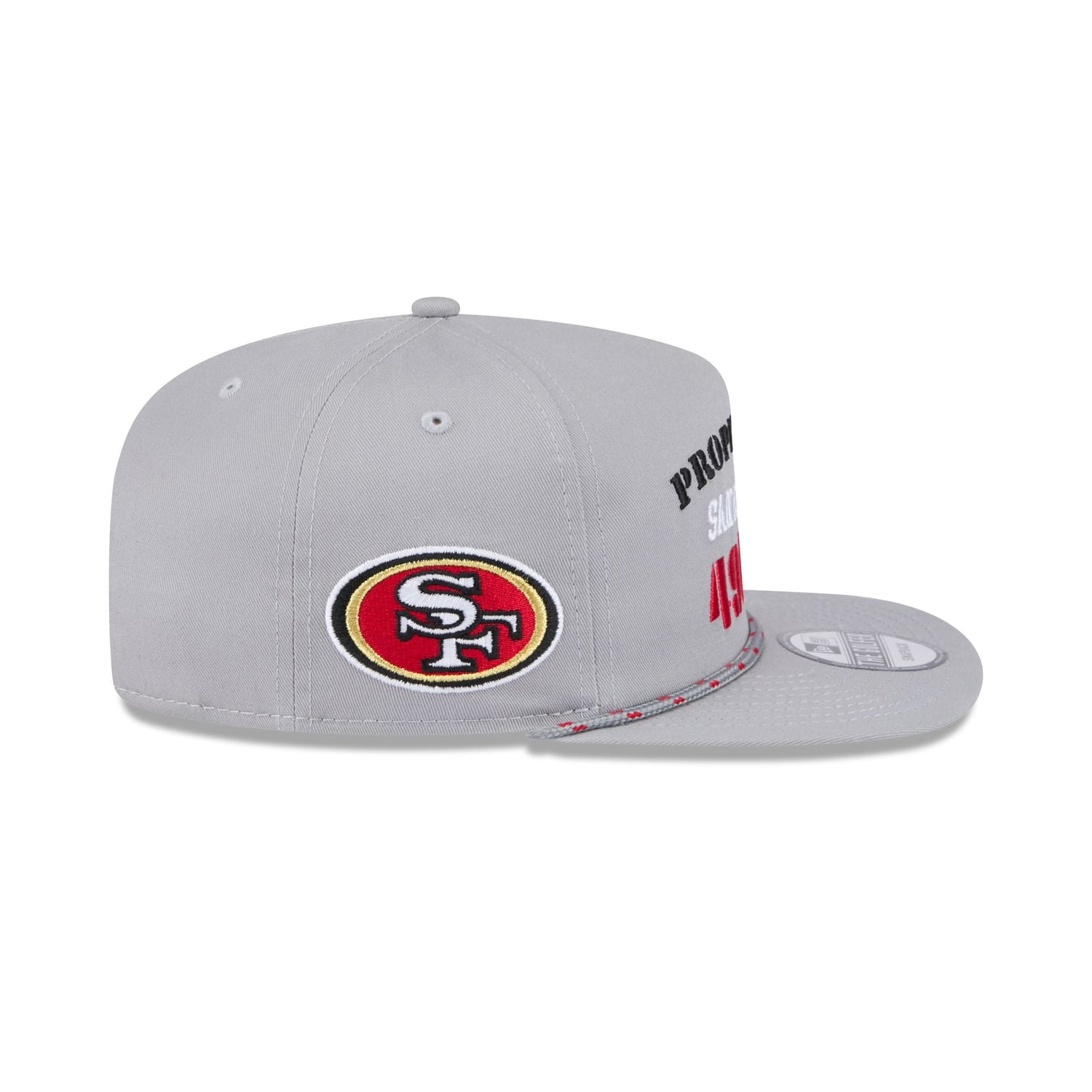 San Francisco 49ers Vintage Gray Rope Golfer Hat