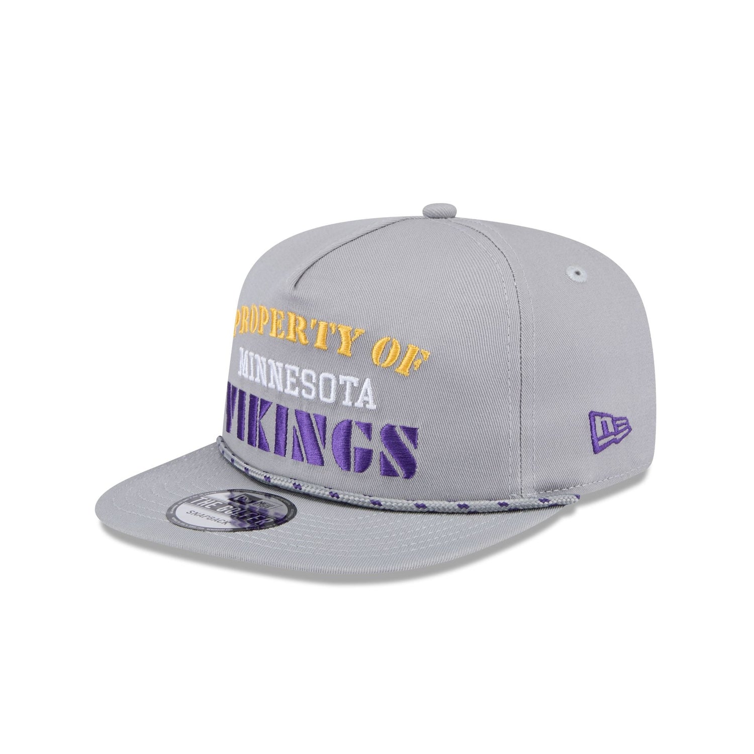 Minnesota Vikings Vintage Gray Rope Golfer Hat