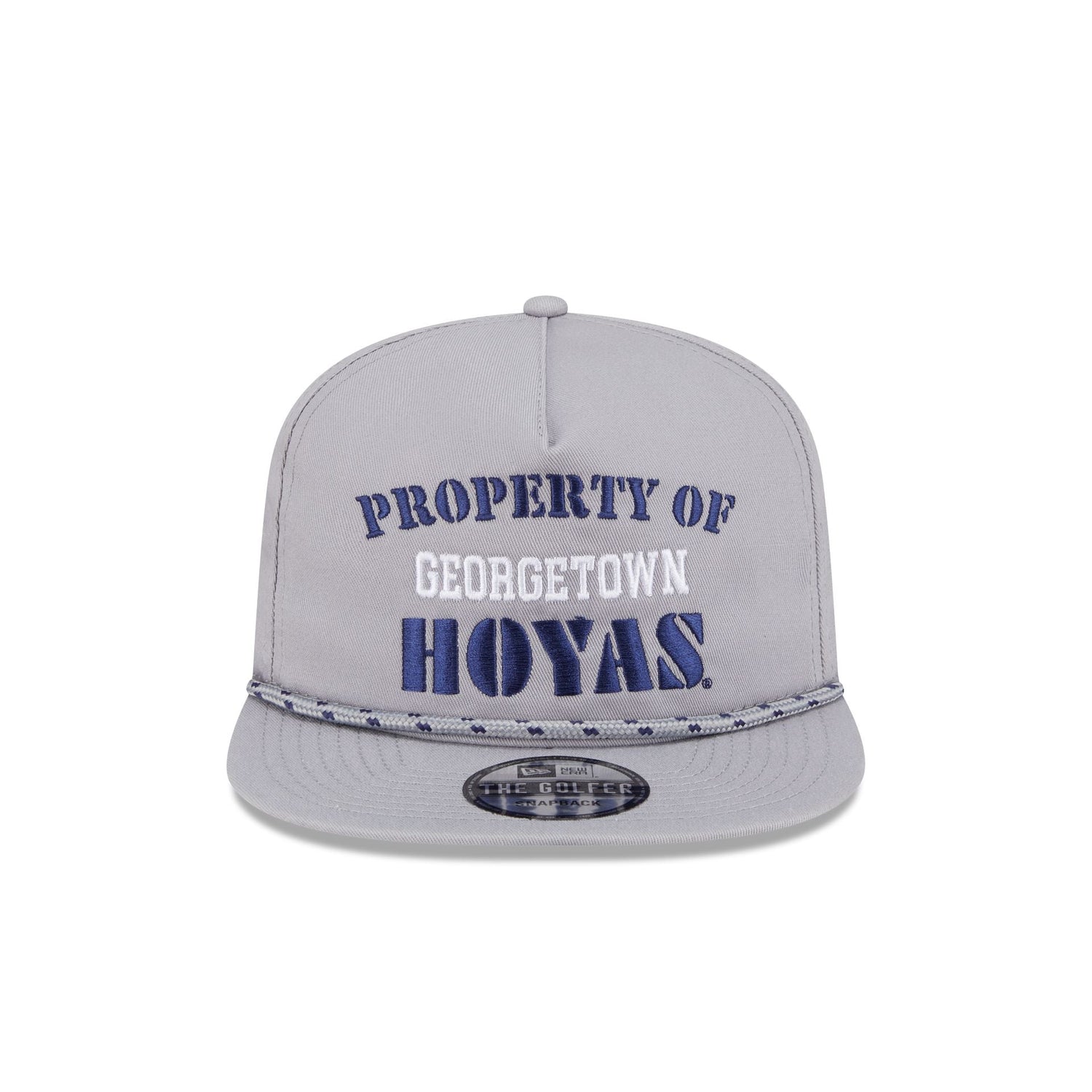 Georgetown Hoyas Vintage Gray Rope Golfer Hat