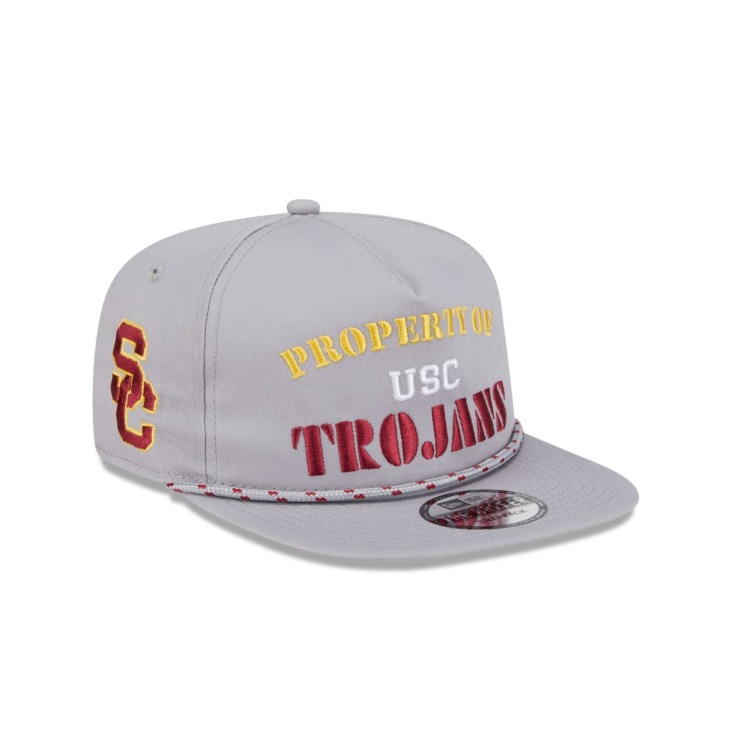 USC Trojans Vintage Gray Rope Golfer Hat