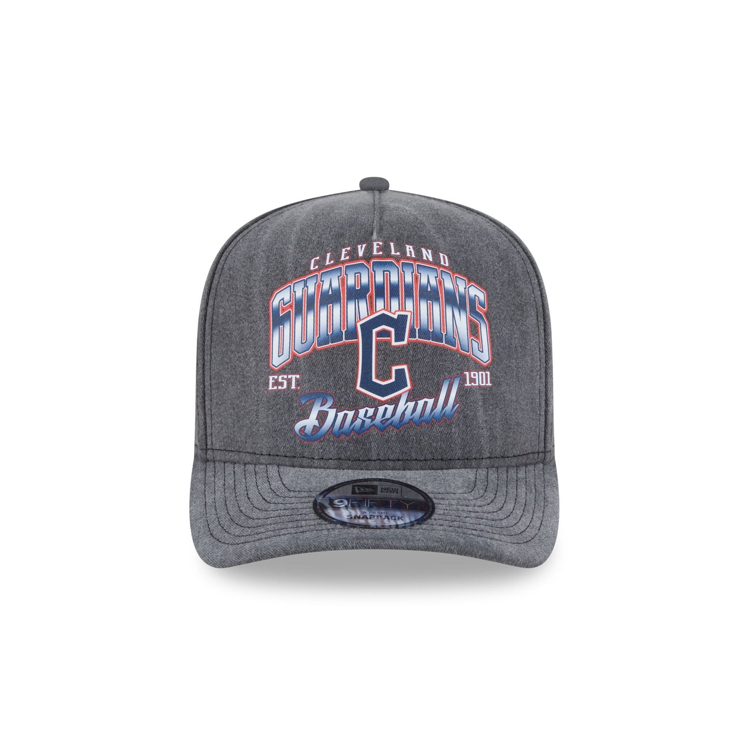 Cleveland Guardians Washed 9FIFTY A-Frame Snapback Hat