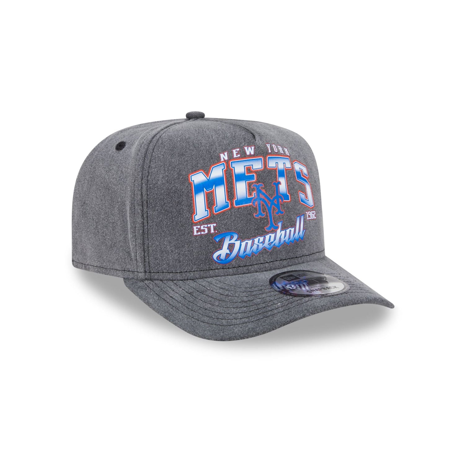 New York Mets Washed 9FIFTY A-Frame Snapback Hat