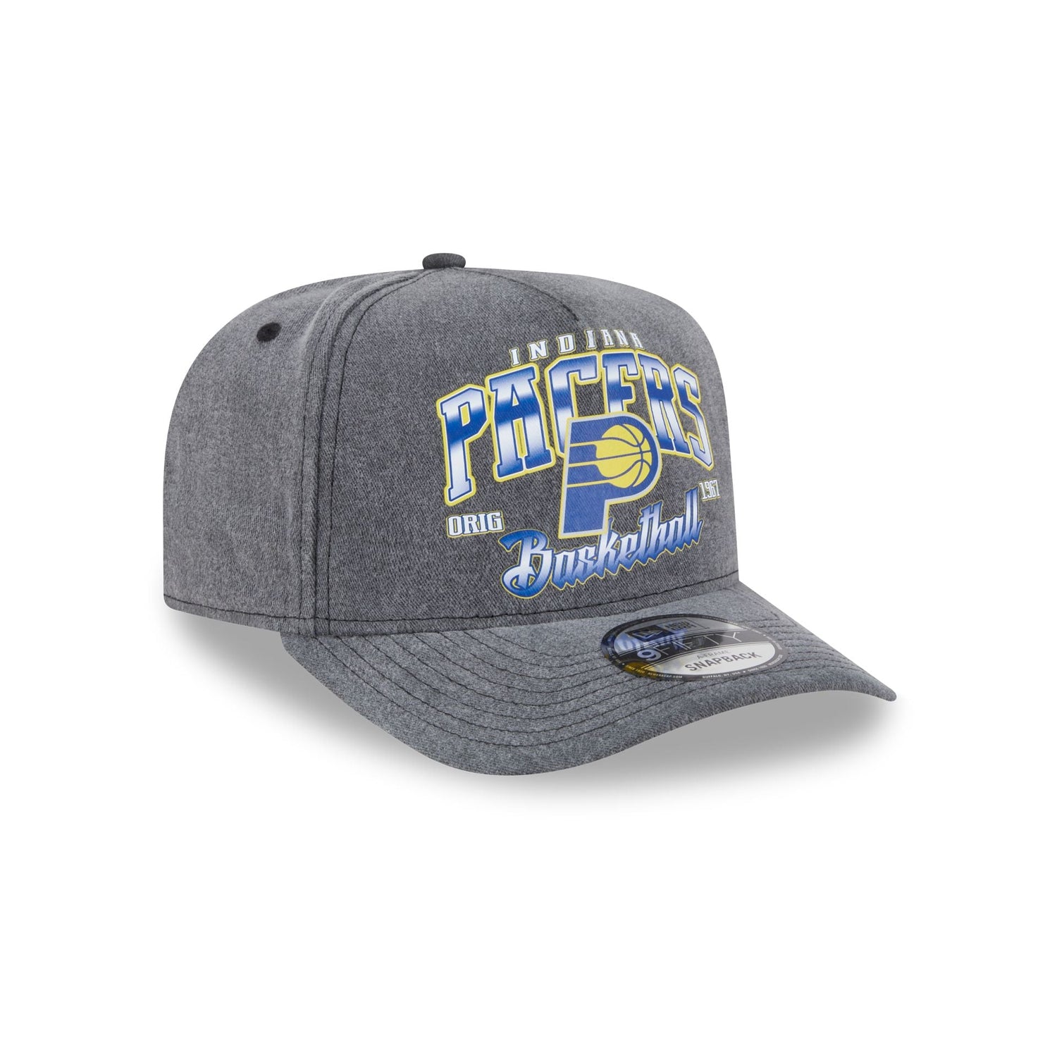 Indiana Pacers Washed 9FIFTY A-Frame Snapback Hat