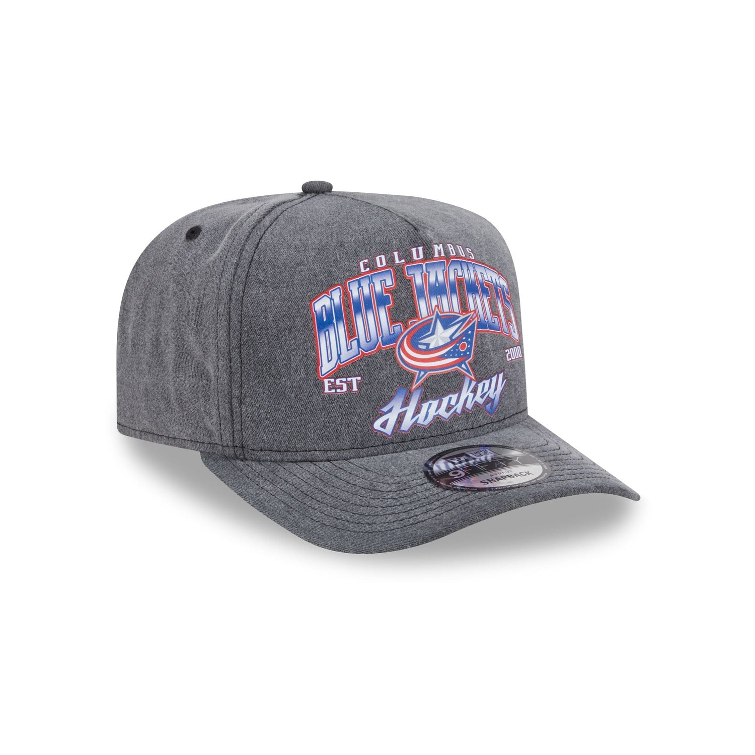 Columbus Blue Jackets Washed 9FIFTY A-Frame Snapback Hat