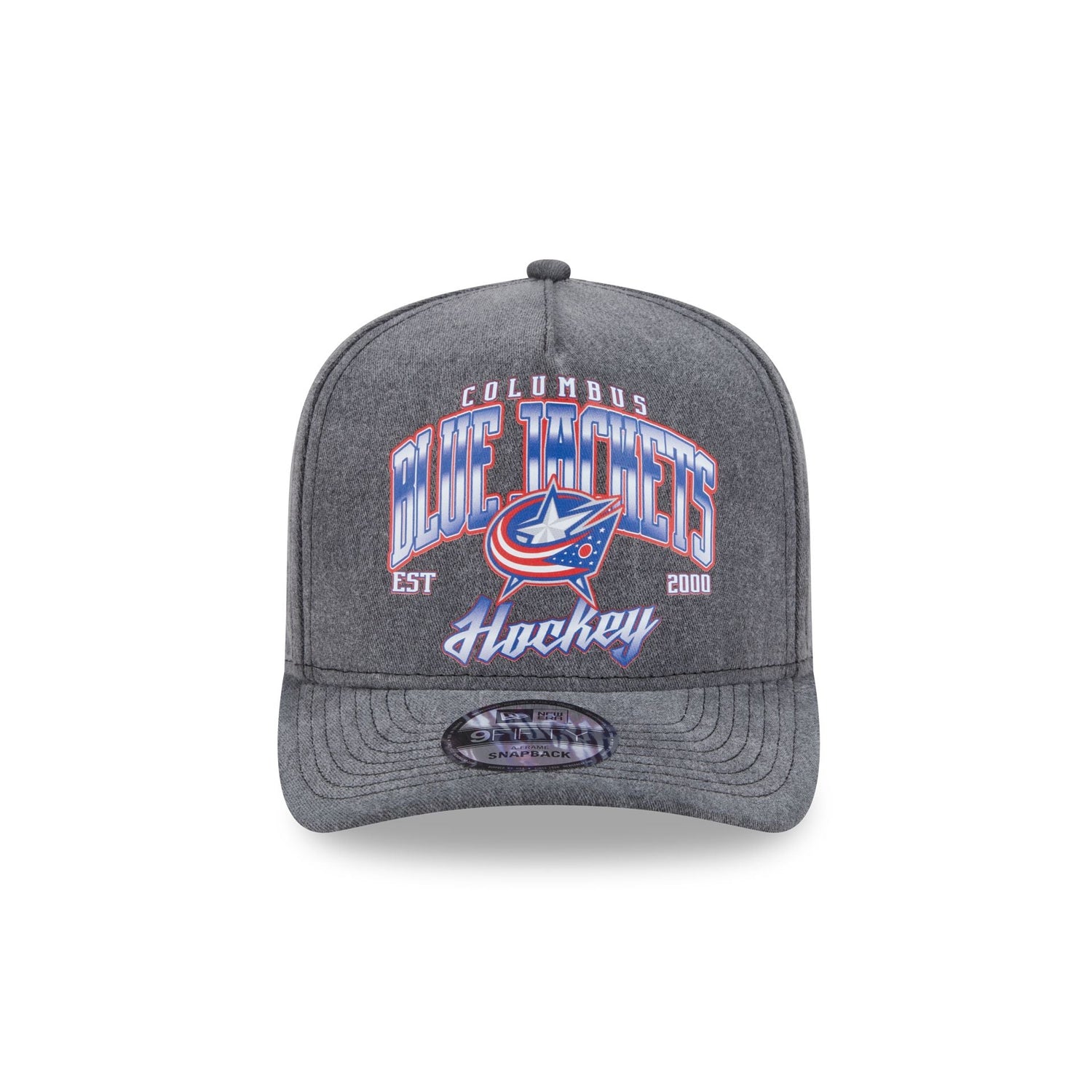Columbus Blue Jackets Washed 9FIFTY A-Frame Snapback Hat