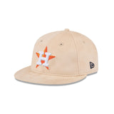 Houston Astros Stone Suede Retro Crown 9FIFTY Snapback Hat