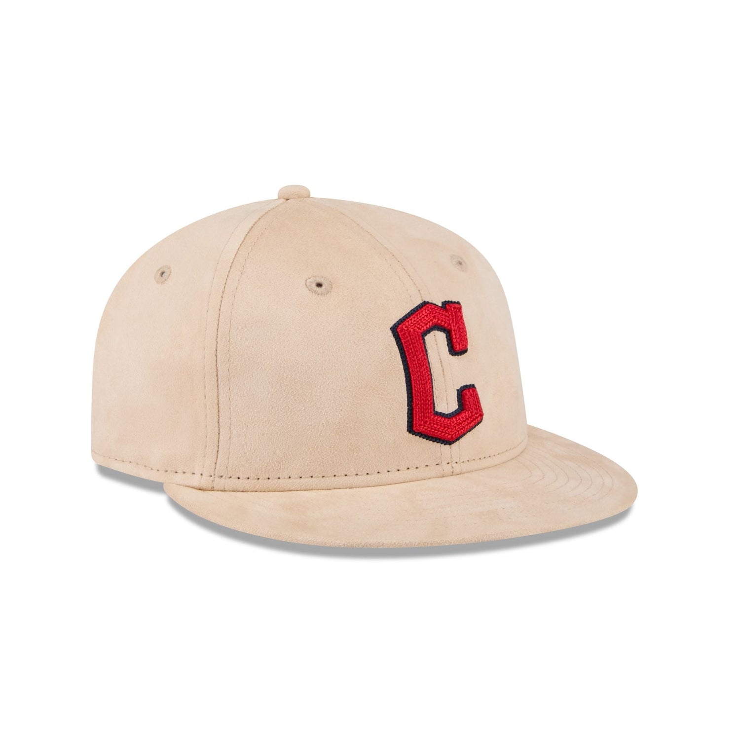 Cleveland Guardians Stone Suede Retro Crown 9FIFTY Snapback Hat
