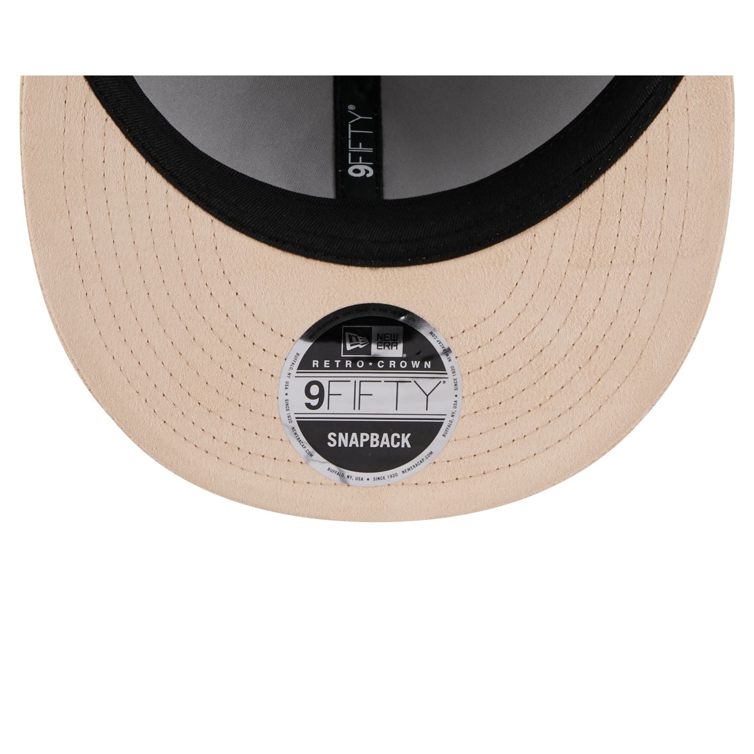 Cleveland Guardians Stone Suede Retro Crown 9FIFTY Snapback Hat