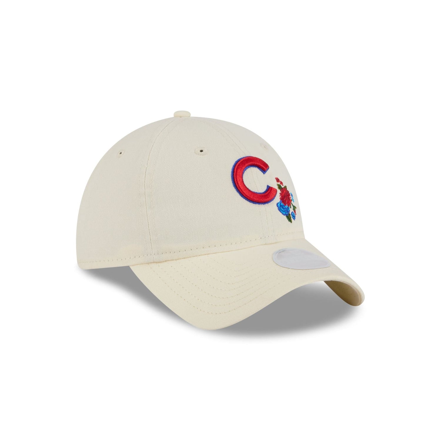 Chicago Cubs Women's Floral Stitch 9TWENTY Adjustable Hat