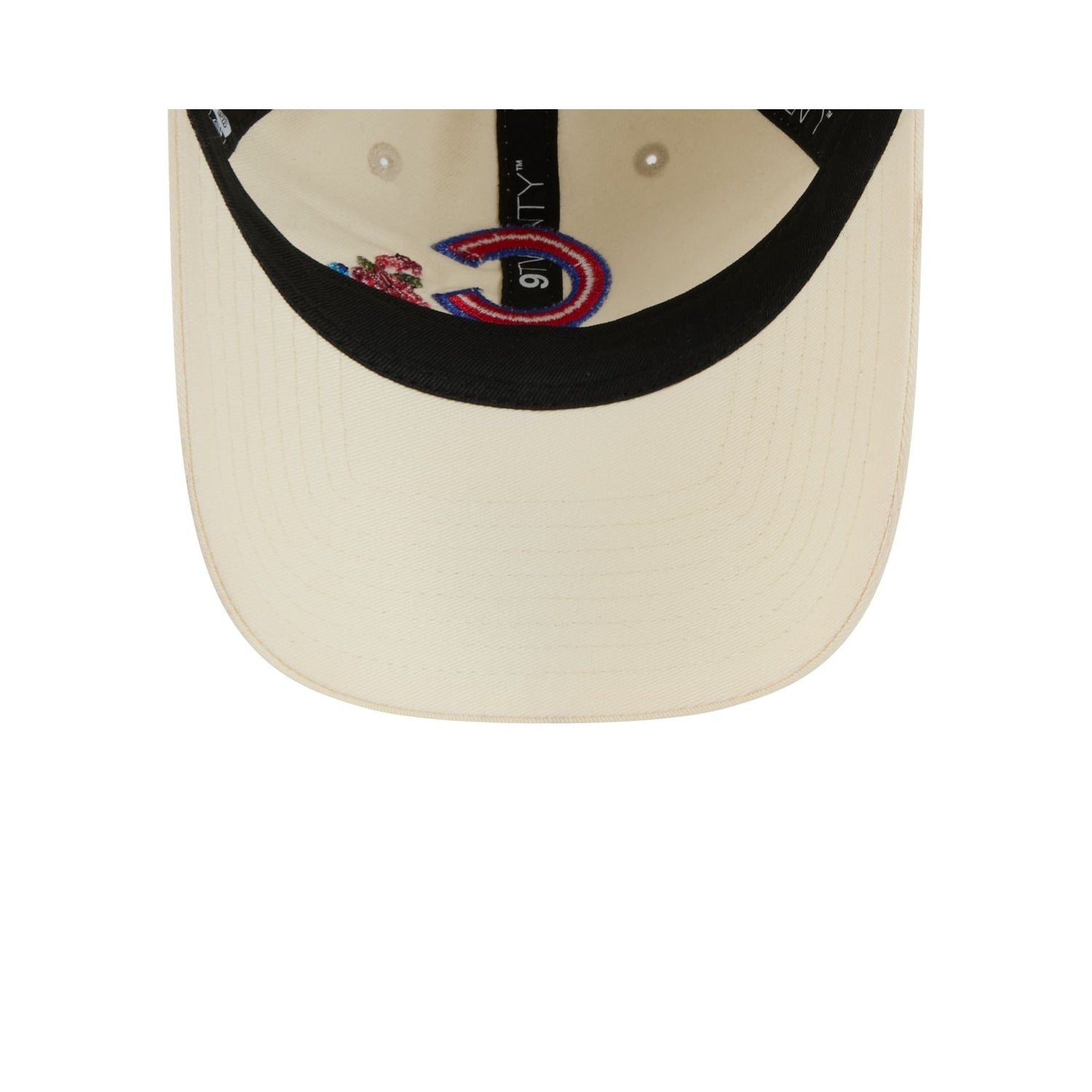 Chicago Cubs Women's Floral Stitch 9TWENTY Adjustable Hat
