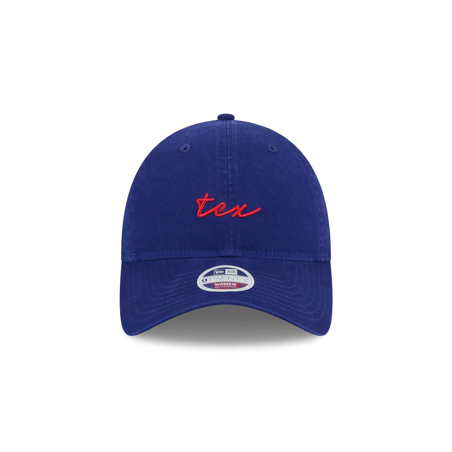 Texas Rangers Women's Script 9TWENTY Adjustable Hat