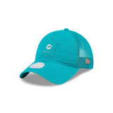 Miami Dolphins Women's Square Stitch 9TWENTY Trucker Hat