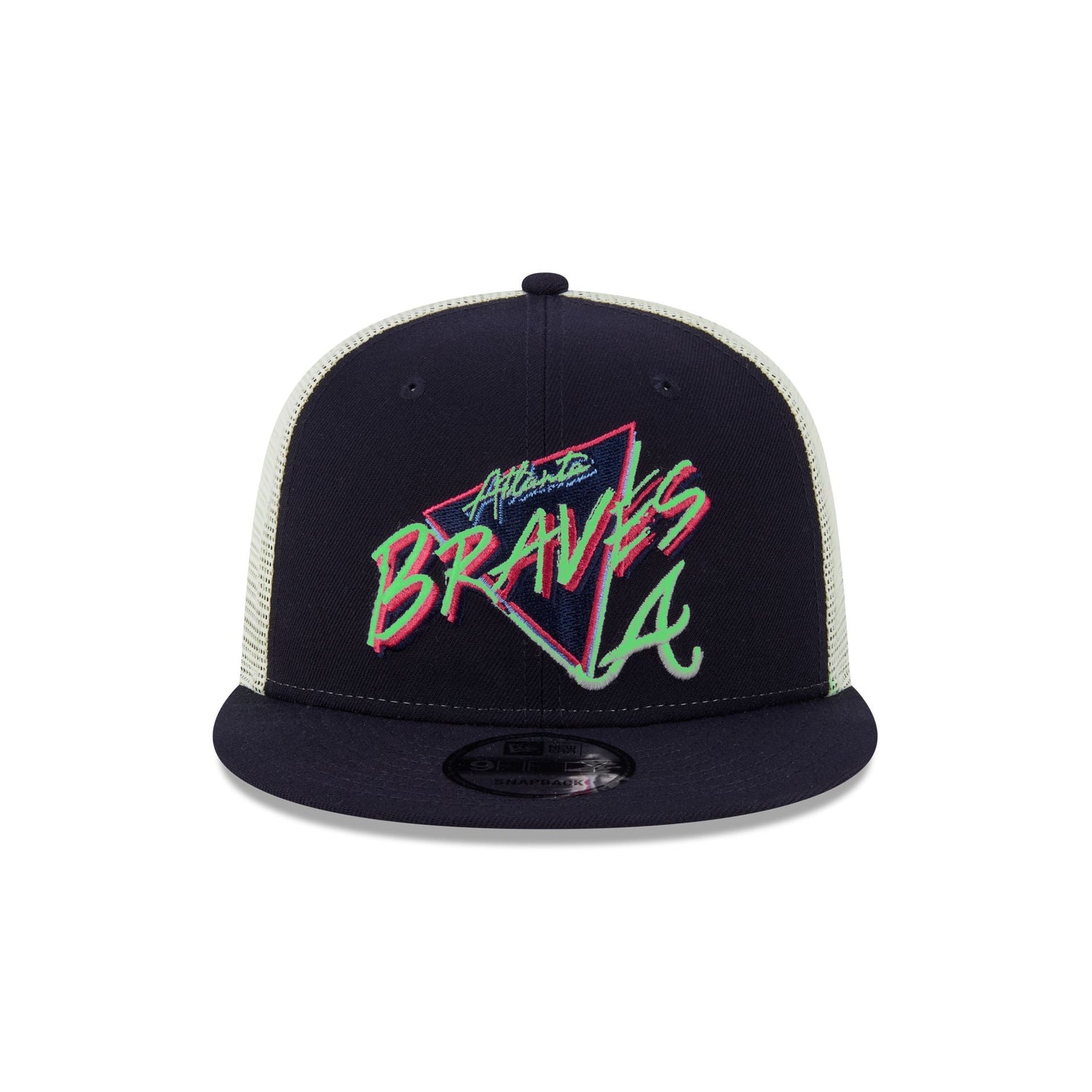 Atlanta Braves Glow-In-The-Dark 9FIFTY Trucker Hat