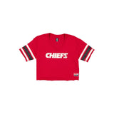 Kansas City Chiefs Throwback Cropped Women's T-Shirt
