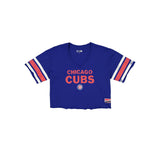 Chicago Cubs Throwback Cropped Women's T-Shirt