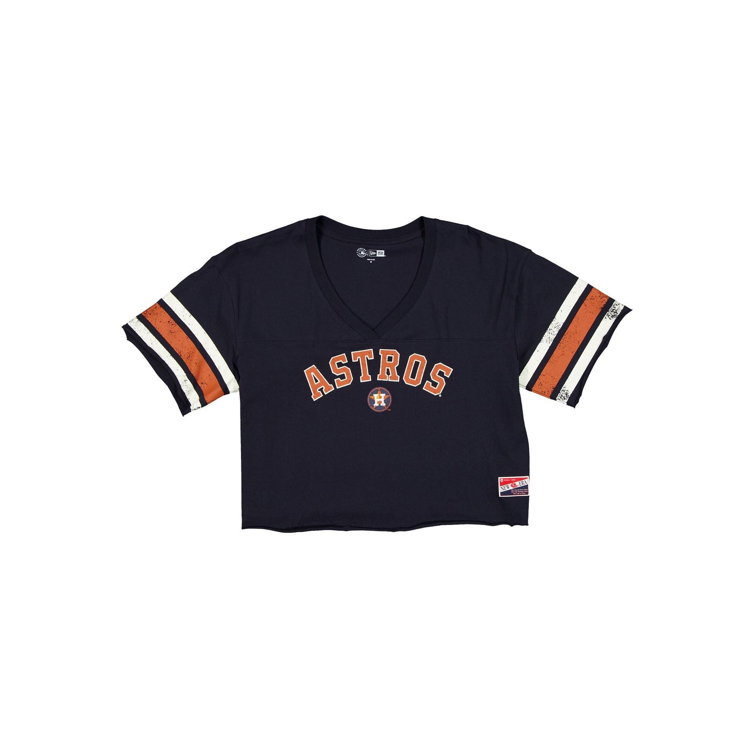 Houston Astros Throwback Cropped Women's T-Shirt