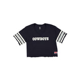 Dallas Cowboys Throwback Cropped Women's T-Shirt