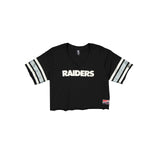 Las Vegas Raiders Throwback Cropped Women's T-Shirt