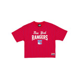 New York Rangers Throwback Pinstripe Women's T-Shirt