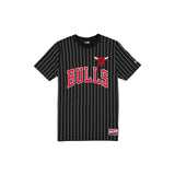 Chicago Bulls Throwback Pinstripe Wordmark T-Shirt