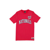 Washington Nationals Throwback Pinstripe Wordmark T-Shirt