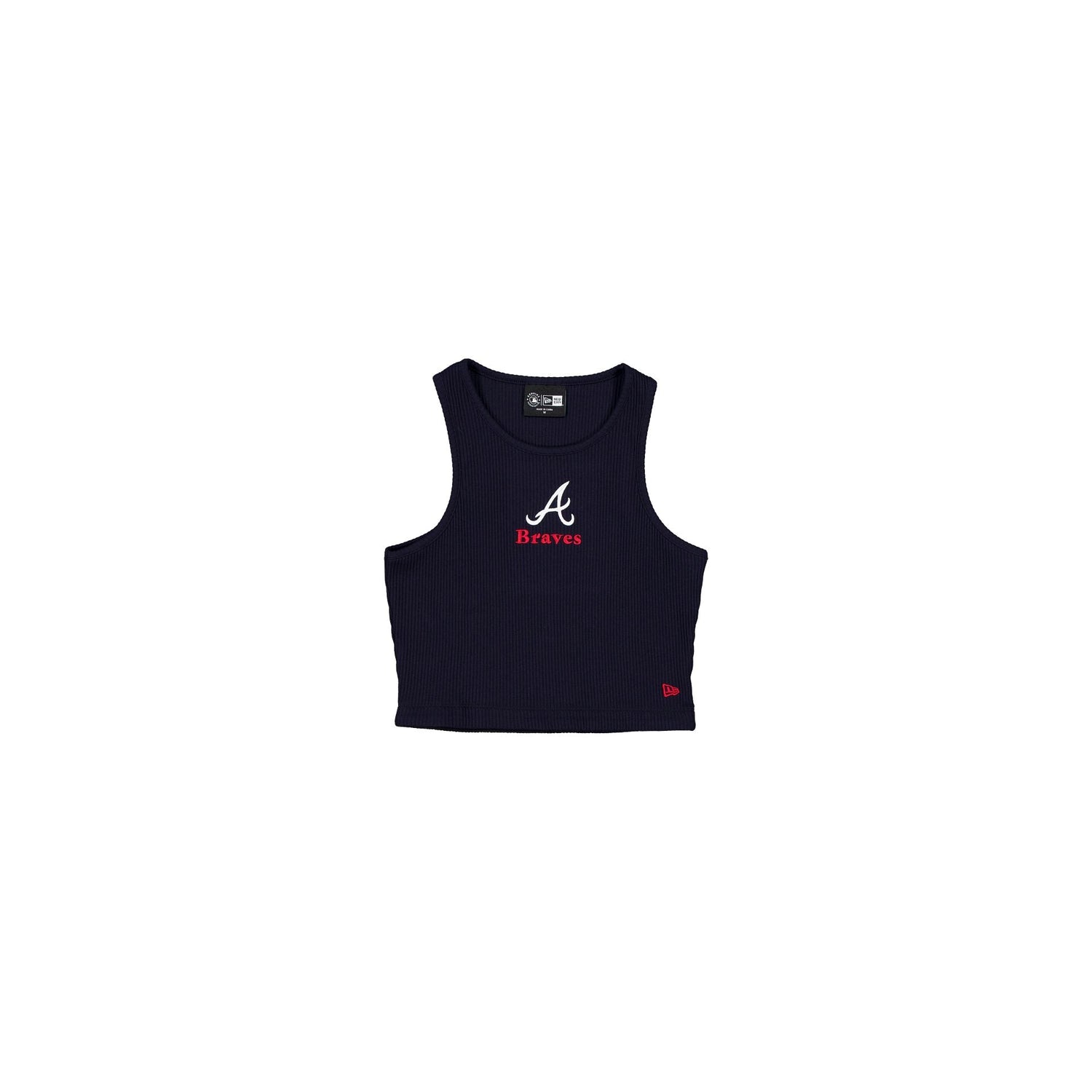 Atlanta Braves Leisure Cropped Women's Tank Top