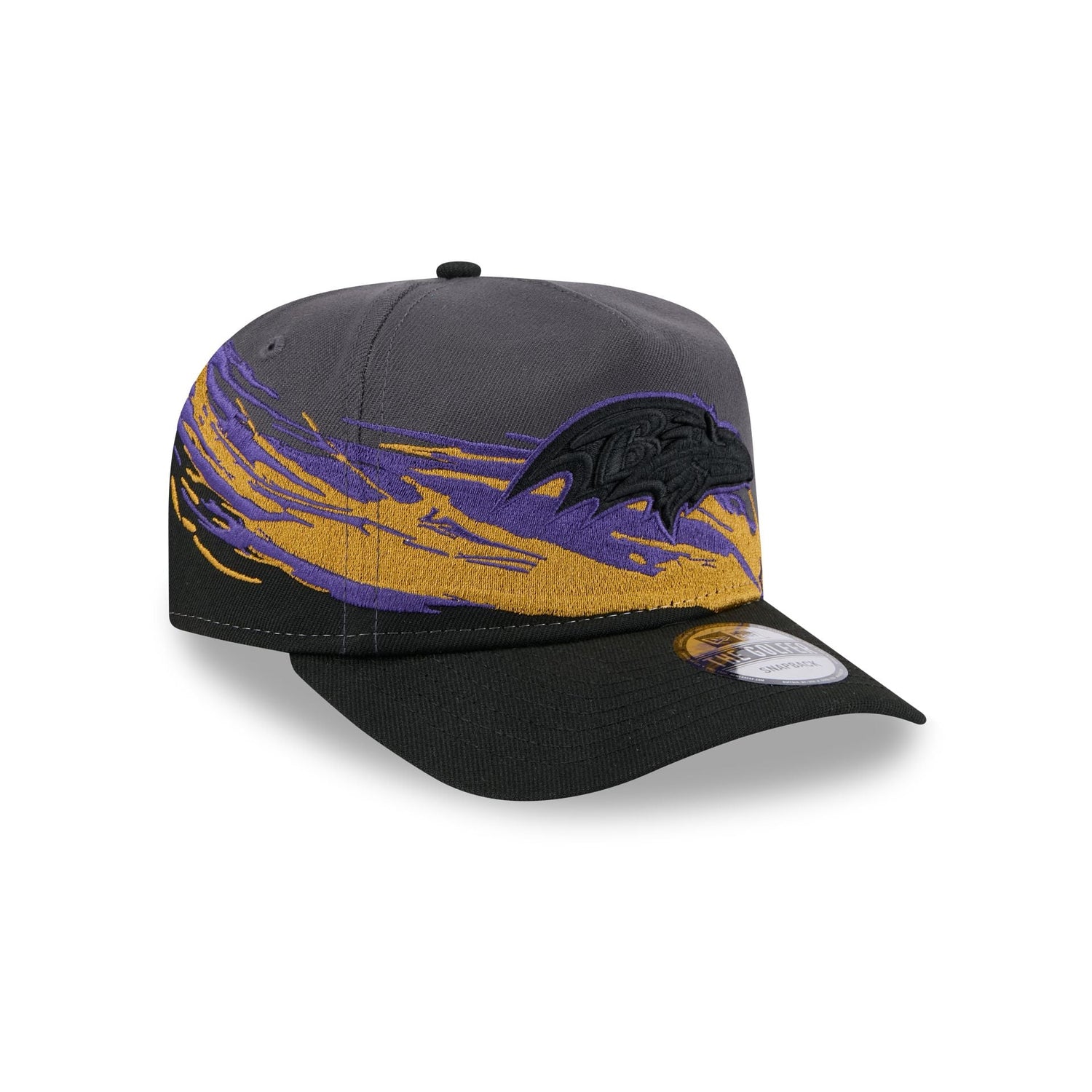 Baltimore Ravens Graphite Brushstroke Golfer Hat