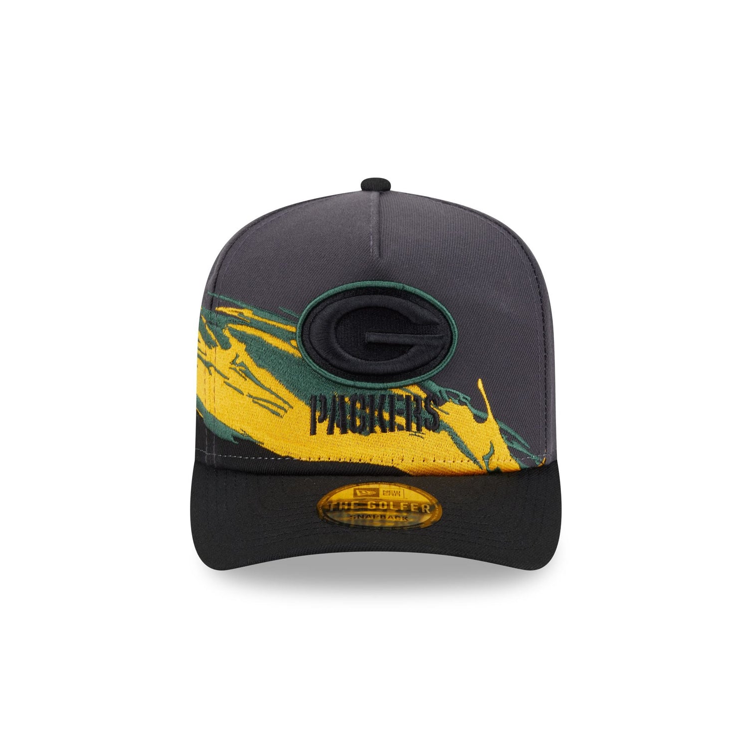 Green Bay Packers Graphite Brushstroke Golfer Hat