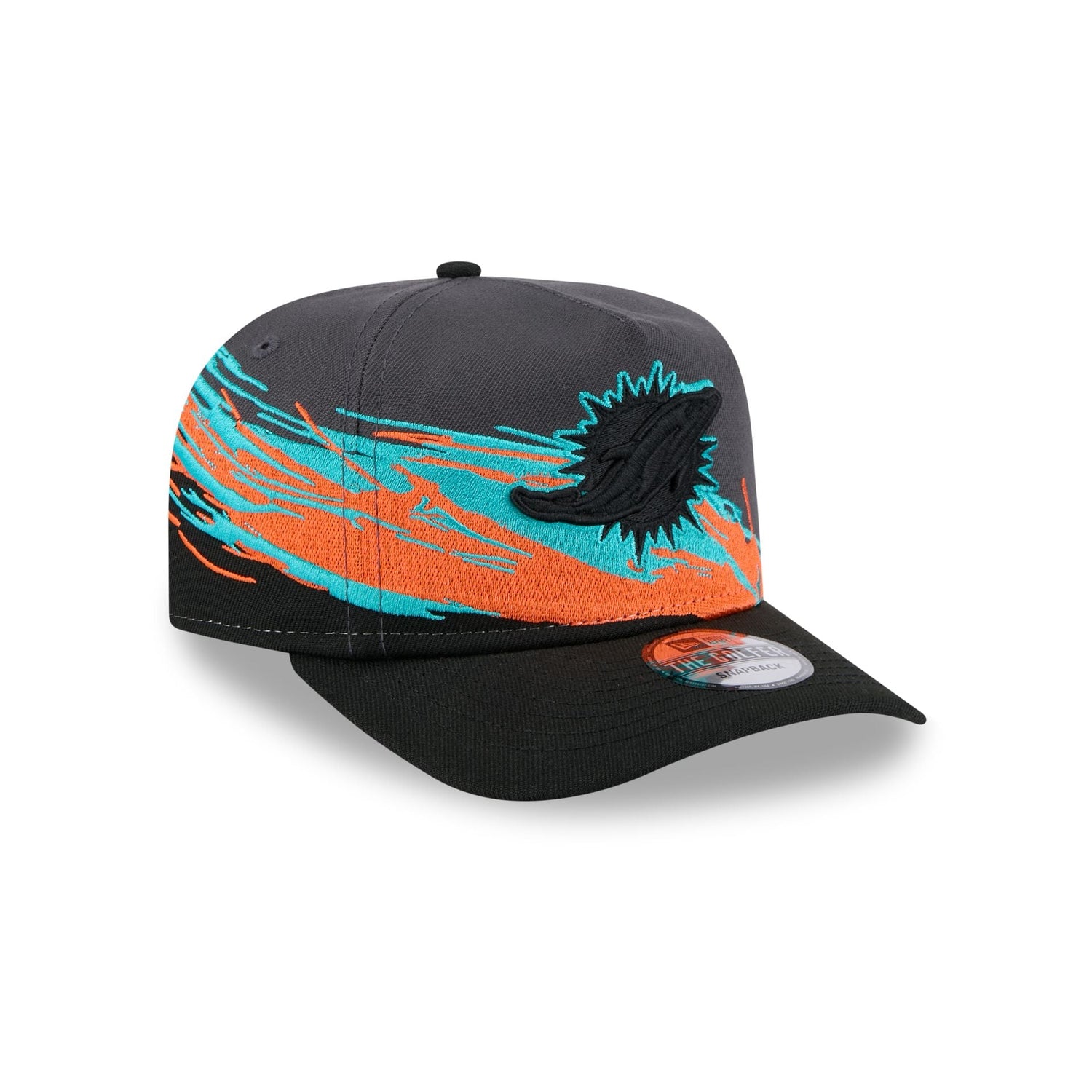 Miami Dolphins Graphite Brushstroke Golfer Hat