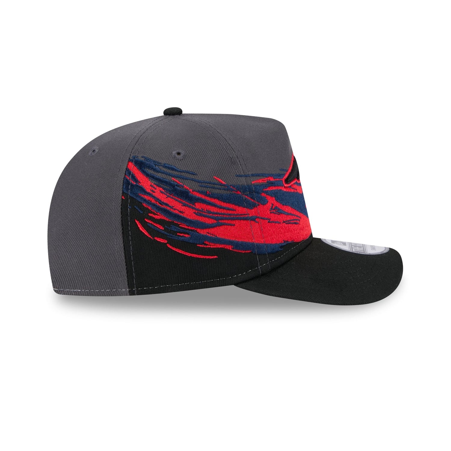 New England Patriots Graphite Brushstroke Golfer Hat