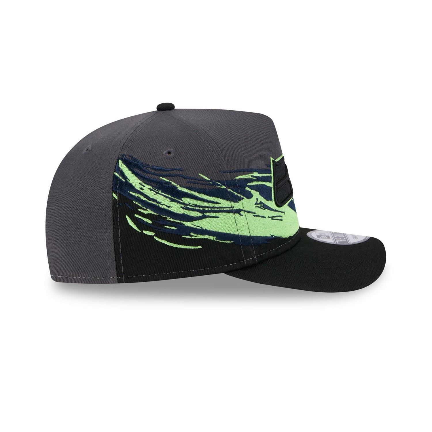 Seattle Seahawks Graphite Brushstroke Golfer Hat