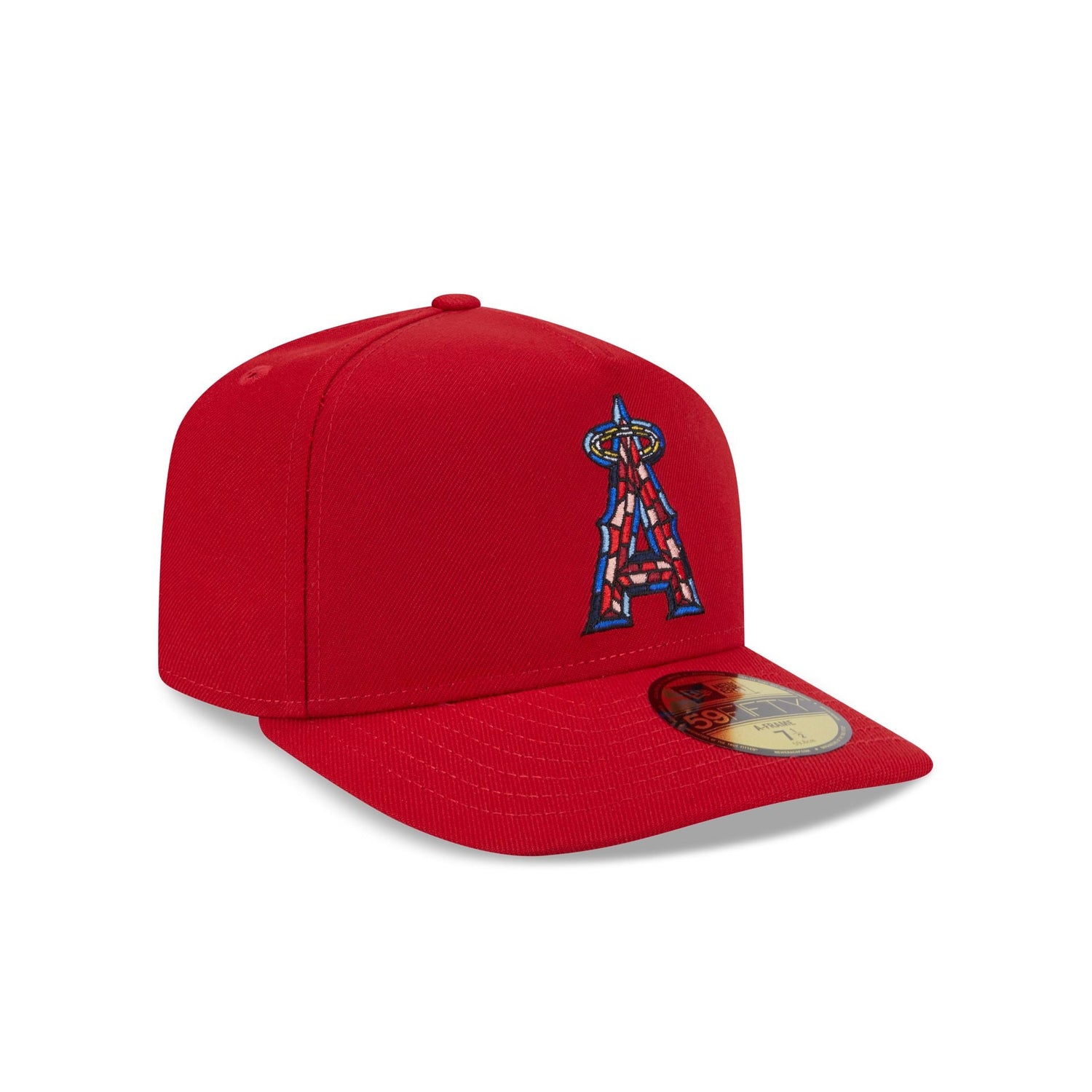 Los Angeles Angels Stained Glass 59FIFTY A-Frame Fitted Hat