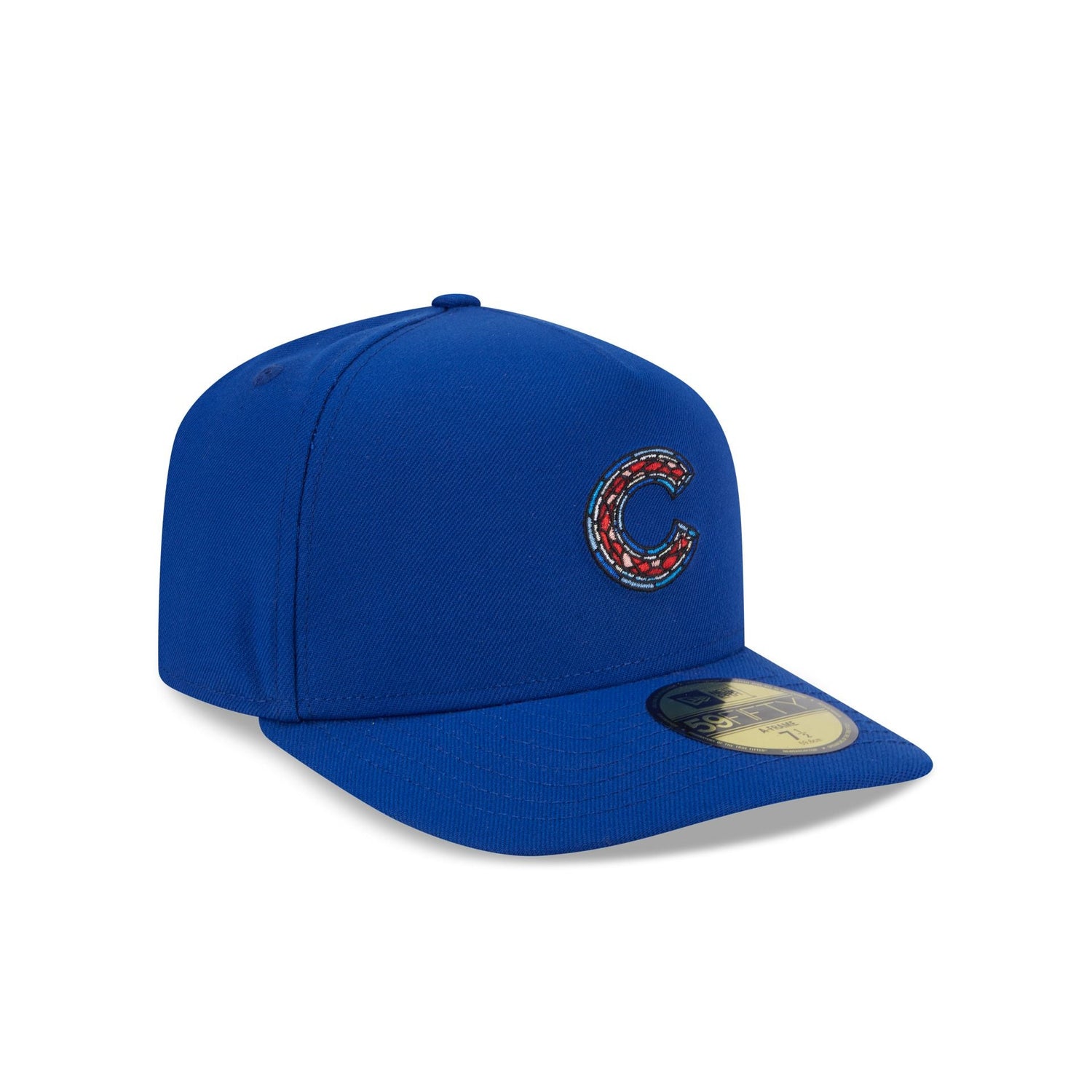 Chicago Cubs Stained Glass 59FIFTY A-Frame Fitted Hat