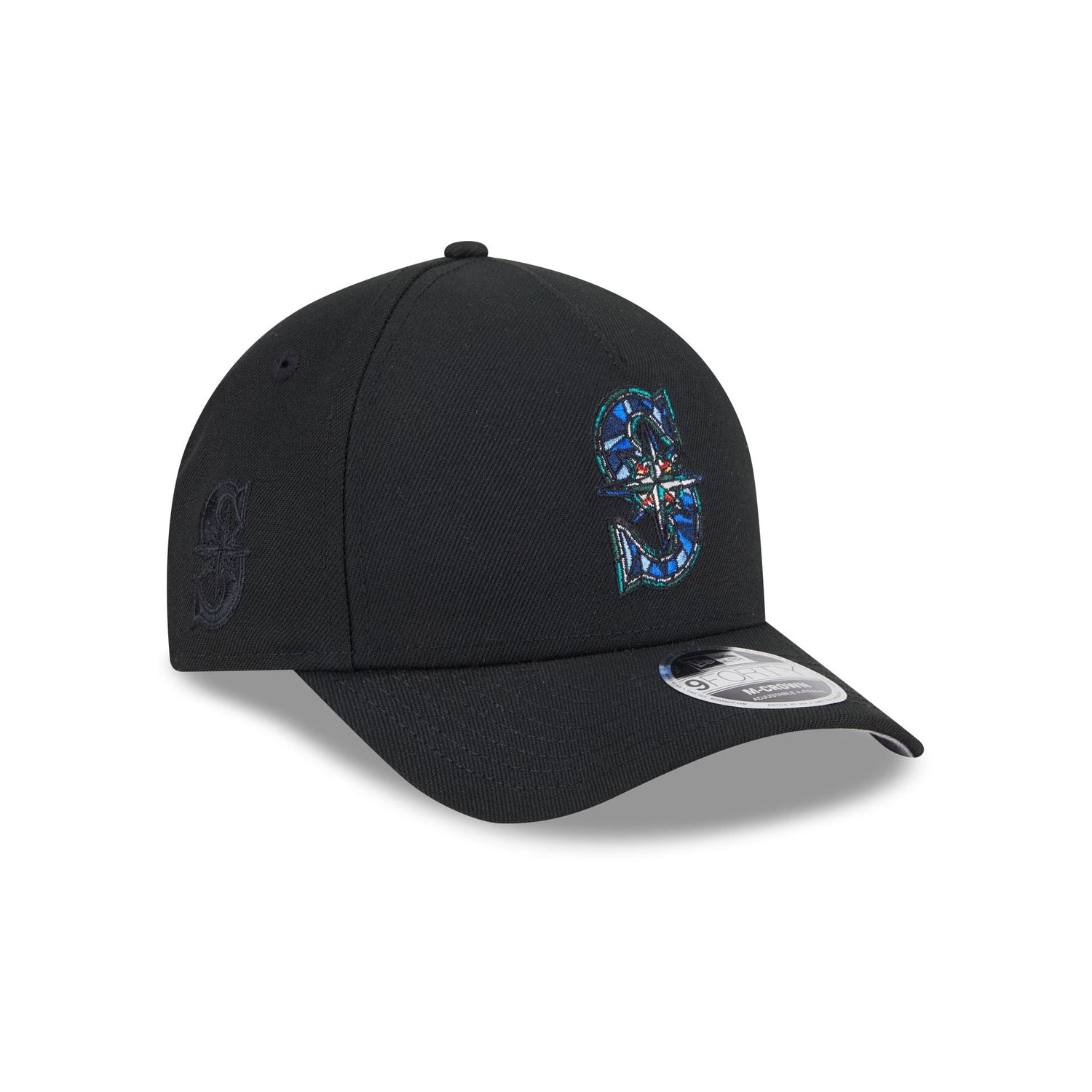 Seattle Mariners Stained Glass 9FORTY M-Crown A-Frame Snapback Hat