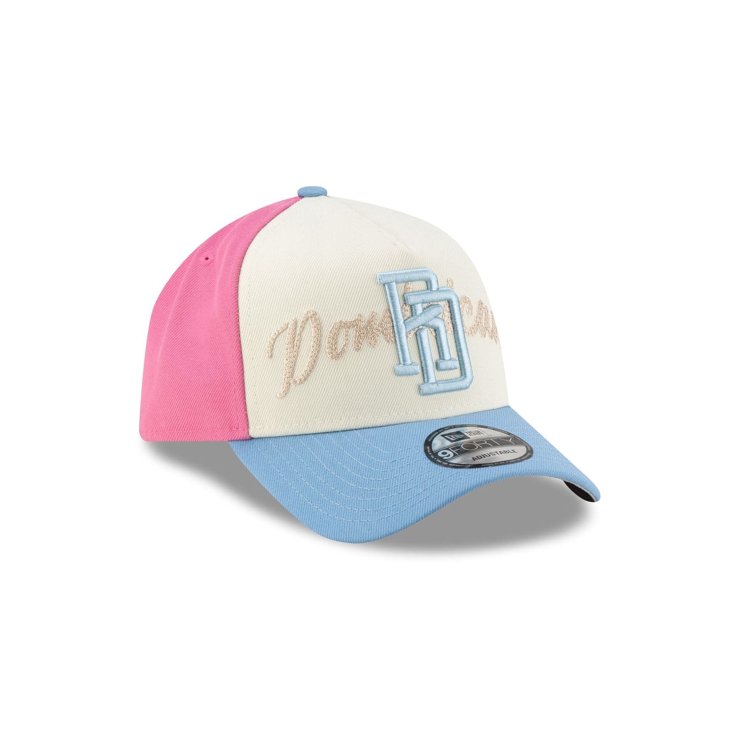 Dominican Republic Pink 9FORTY A-Frame Snapback Hat