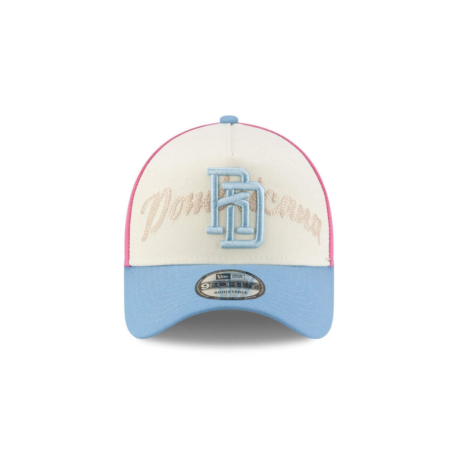 Dominican Republic Pink 9FORTY A-Frame Snapback Hat