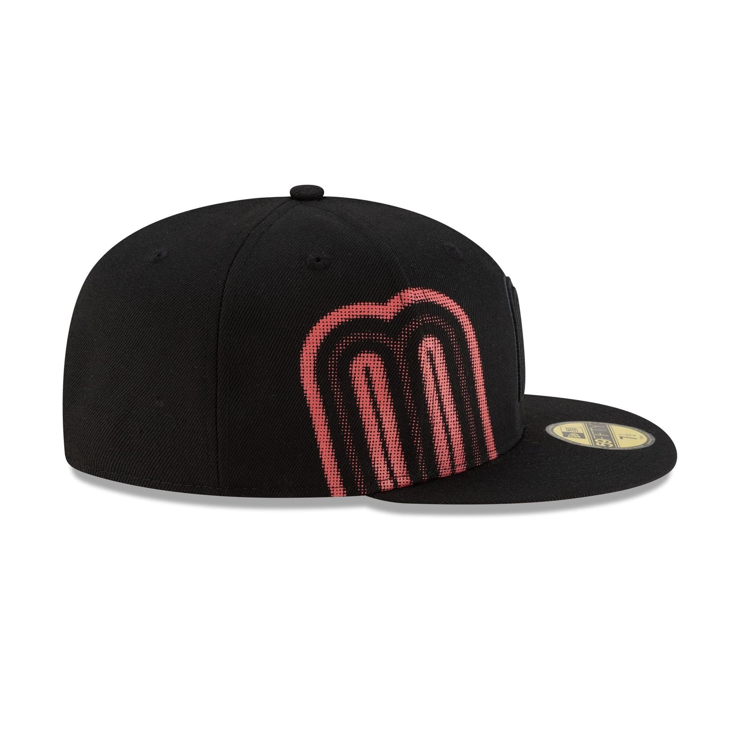 Mexico Baseball Black on Black 59FIFTY Fitted Hat