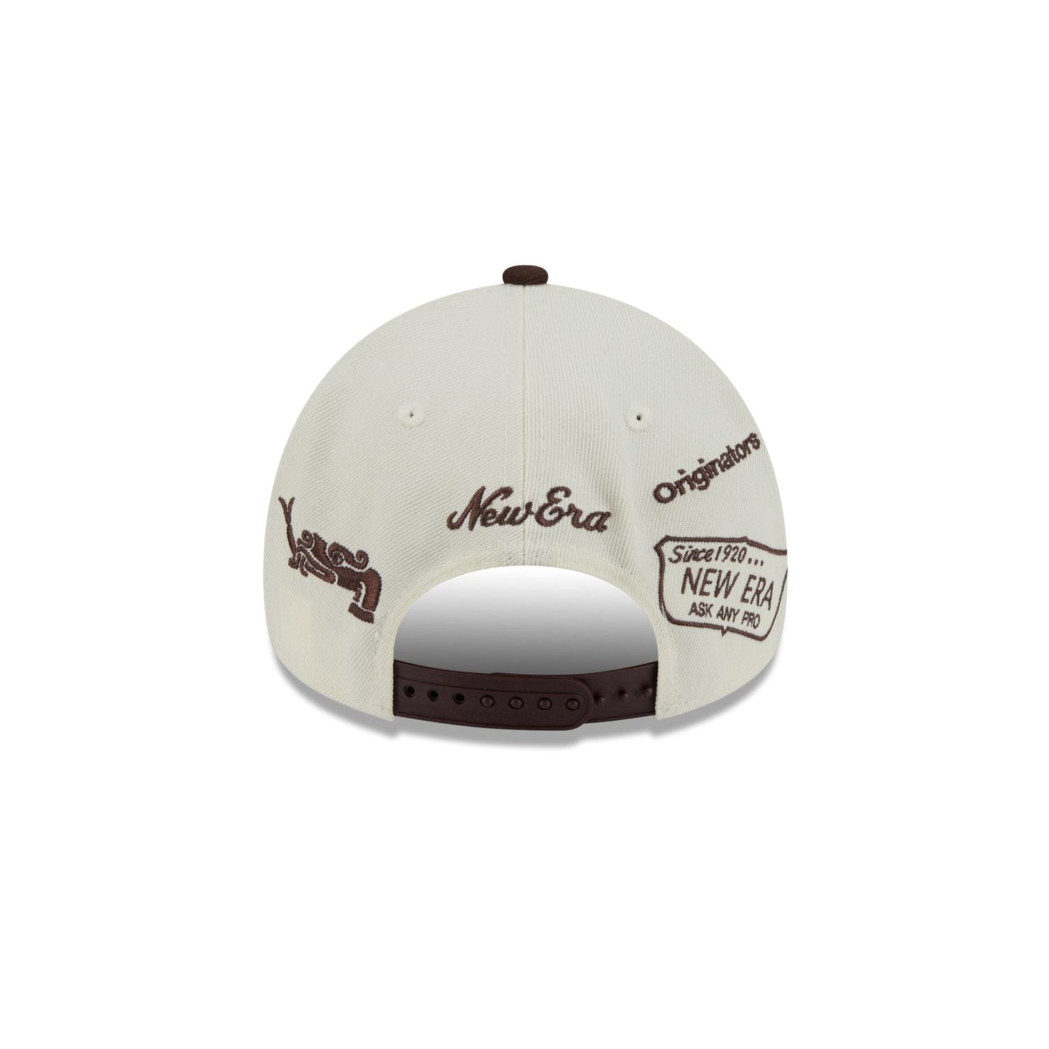 Mexico Baseball New Era Anniversary Logos Brown Visor 9FORTY M-Crown A-Frame Snapback Hat
